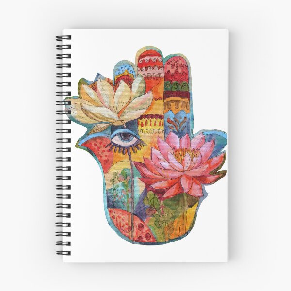 Item preview, Hamsa Lotus Eye Dopamine Decor Spiritual designed and sold by AlisaArtDecor.