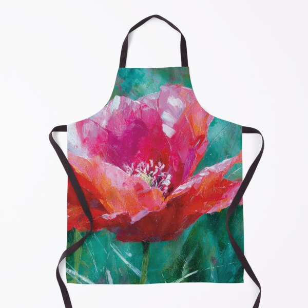 Item preview, Textured Acrylic Red Poppy Blossom Painting designed and sold by Paolo-Bandal.