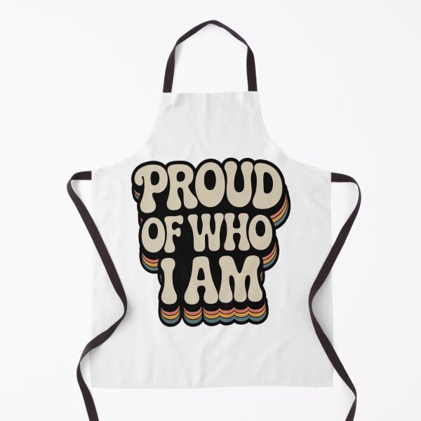 Item preview, Proud of Who I Am Retro 70s Pride Rainbow Vintage Typography designed and sold by stickercuffs.