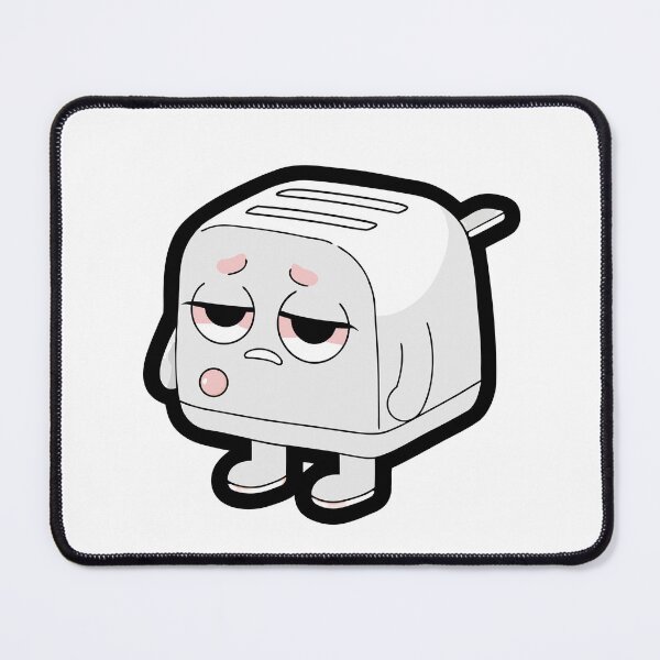 Item preview, Cute Sad Toaster Sticker designed and sold by inkfusionhub99.