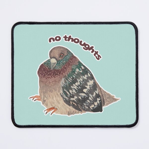 Item preview, No Thoughts Pie the Pigeon designed and sold by Blackberries & Moss.