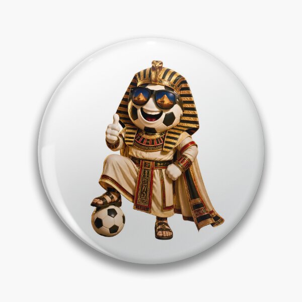 Item preview, Egypt Soccer Mascot Funny Football Cartoon Graphic designed and sold by ArtSpark Studio.