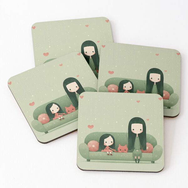 Item preview, Falling Hearts designed and sold by Luna et Lune.