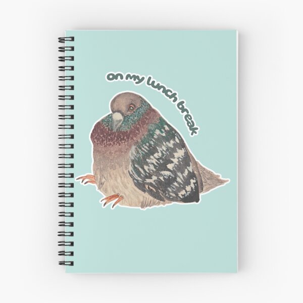 Item preview, On My Lunch Break Pie the Pigeon designed and sold by Blackberries & Moss.