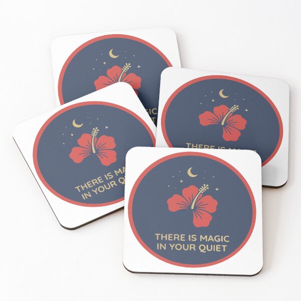 Item preview, Magic In Your Quiet Hibiscus Sticker designed and sold by AnnLya.