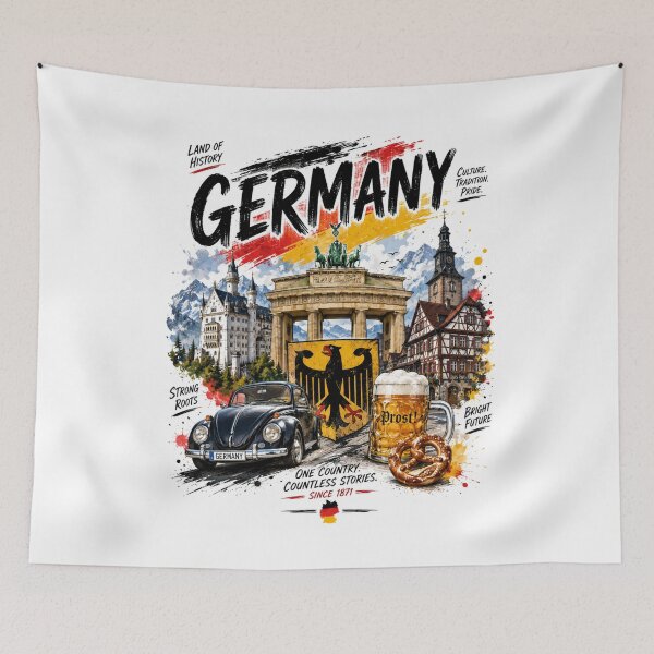 Item preview, Germany Vibes – Culture, Tradition & Pride designed and sold by Countries&Cities Shop.