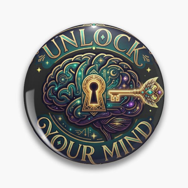Item preview, Unlock Your Mind Psychologist Gift Vintage Brain Therapist Art designed and sold by AkDesign022.