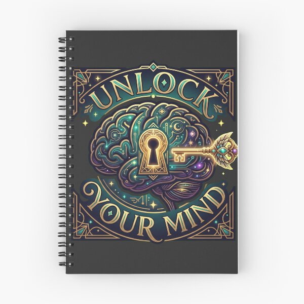 Item preview, Unlock Your Mind Psychologist Gift Vintage Brain Therapist Art designed and sold by AkDesign022.