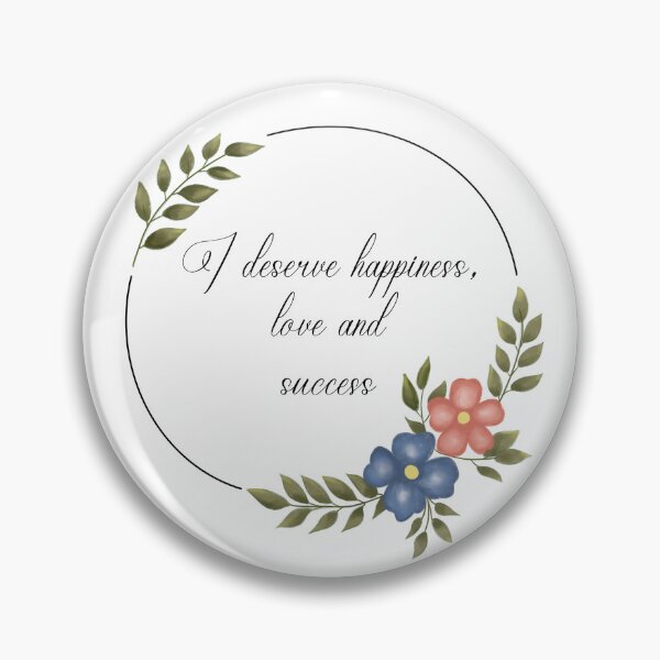 Item preview, I deserve happiness, love and success positive affirmations  designed and sold by tornasolhaze.