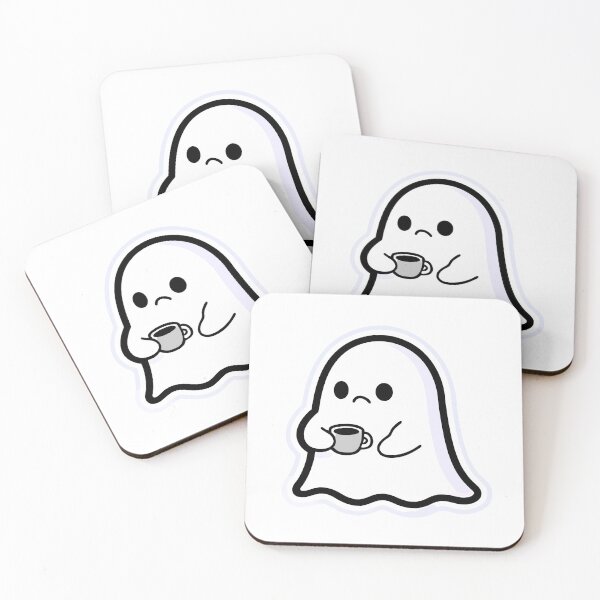 Item preview, Cute Introvert Ghost Sticker designed and sold by inkfusionhub99.