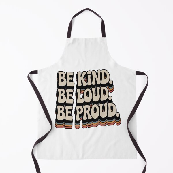 Item preview, Be Kind Be Loud Be Proud Retro 70s Pride Rainbow Vintage Typography designed and sold by stickercuffs.