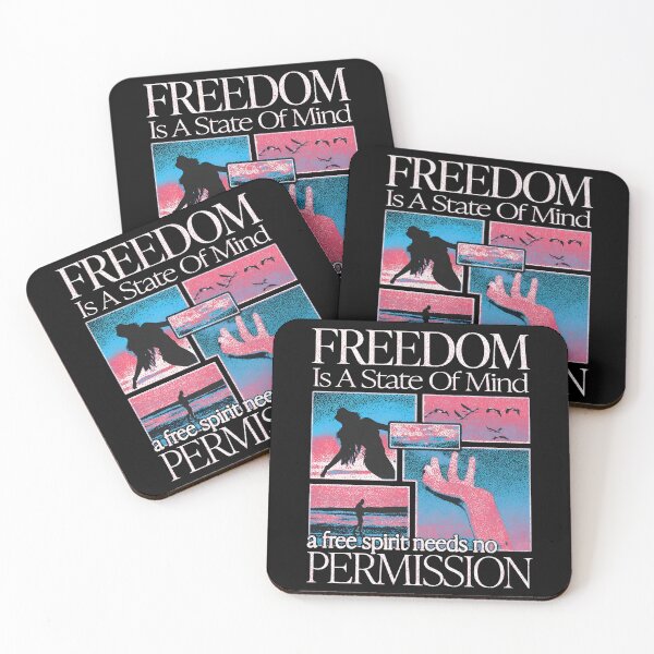 Item preview, FREEDOM Is A State Of Mind designed and sold by SlayPOPShop.