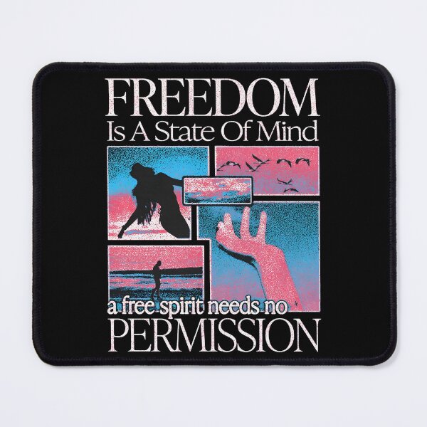 Item preview, FREEDOM Is A State Of Mind designed and sold by SlayPOPShop.