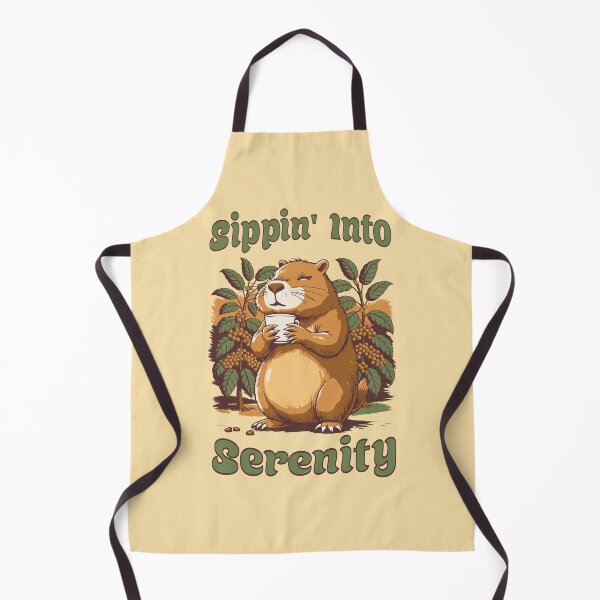 Item preview, Sippin’ Into Serenity Cute Coffee Capybara Design designed and sold by Sachie's Studio.