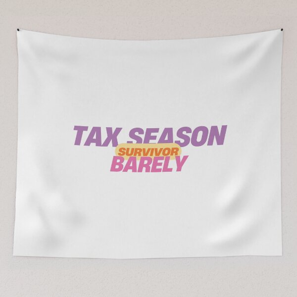 Item preview, Tax Season Survivor Barely Funny Accountant T-Shirt CPA Gift Tax Humor Tee designed and sold by BananaPrint.