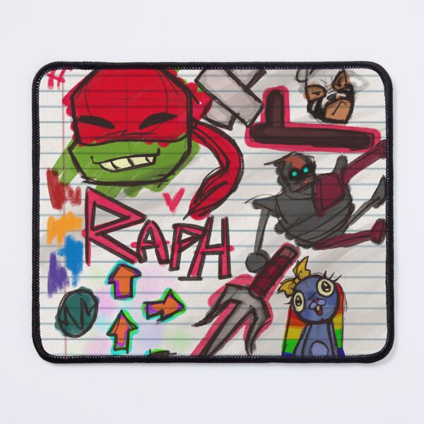 Item preview, ROTTMNT - Raph silly messy paper sketches designed and sold by HikikomoriCorner.