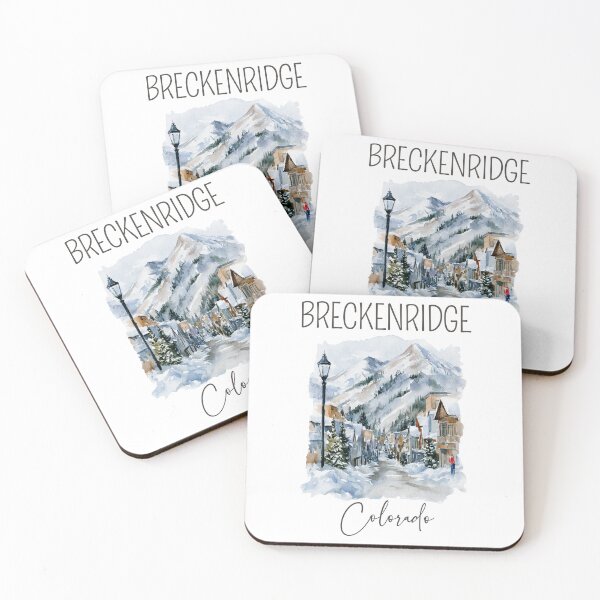 Item preview, A Watercolor Design of Breckenridge - Colorado designed and sold by Sketch-Shack.