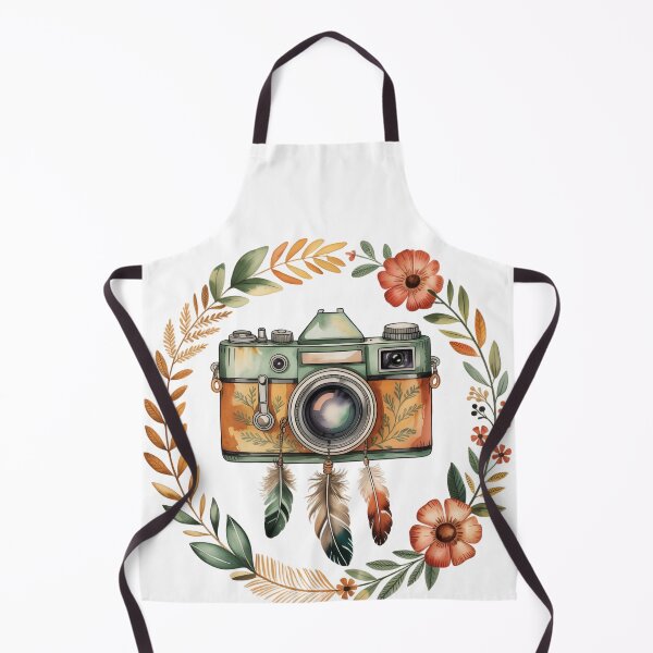 Item preview, Vintage Camera with Floral Wreath designed and sold by jkrphoto.
