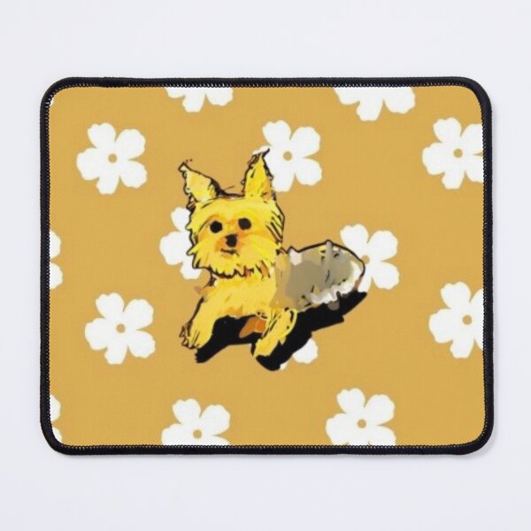 Item preview, Yorkie on Daisies designed and sold by 2nd Act Retro Dog Shop.