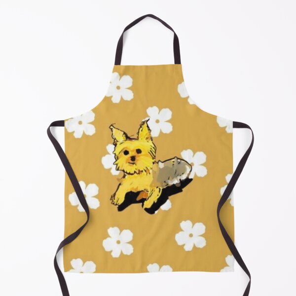 Item preview, Yorkie on Daisies designed and sold by 2nd Act Retro Dog Shop.