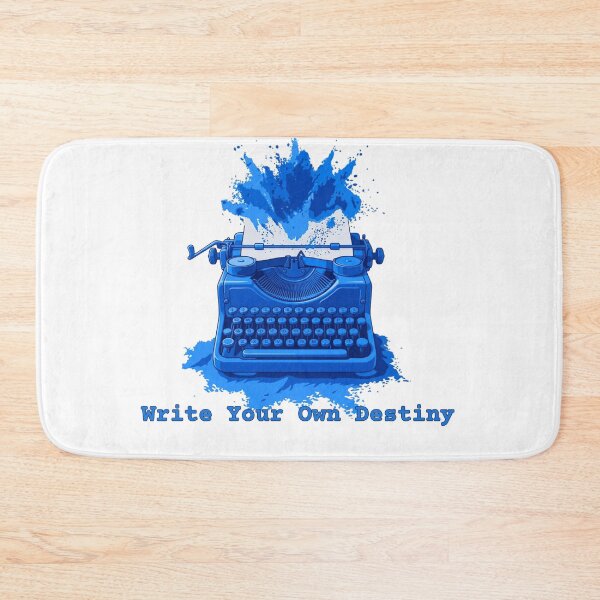 Item preview, Write Your Own Destiny Vintage Typewriter Splatter Art designed and sold by M.Store.