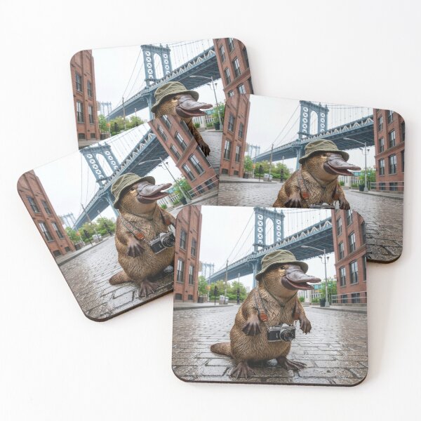 Item preview, Platypus Tourist Visits New York City designed and sold by Tridentulus.