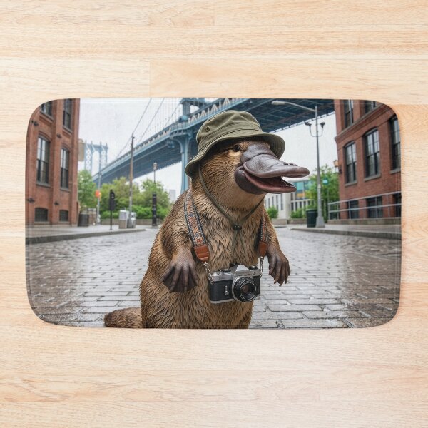 Item preview, Platypus Tourist Visits New York City designed and sold by Tridentulus.