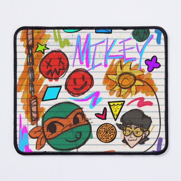 Item preview, ROTTMNT - Mikey silly messy paper sketches designed and sold by HikikomoriCorner.