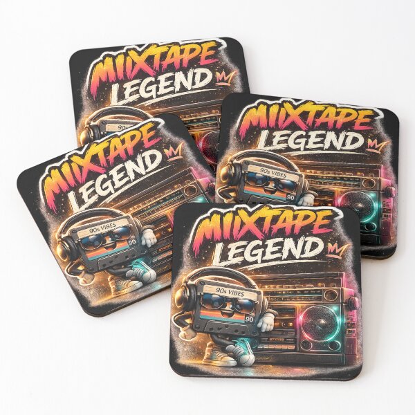 Item preview, Mixtape Legend – 90s Vibes Retro Cassette Boombox Street Design designed and sold by MartBook.