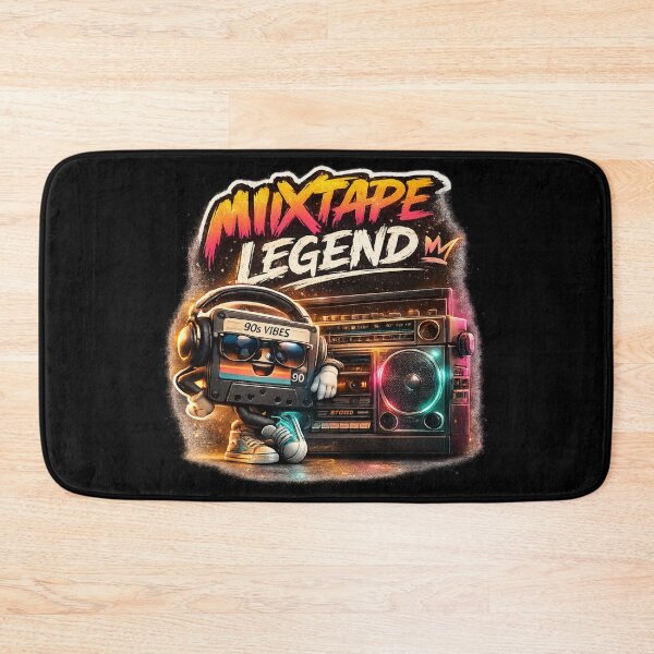 Item preview, Mixtape Legend – 90s Vibes Retro Cassette Boombox Street Design designed and sold by MartBook.