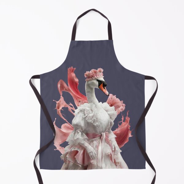 Item preview, Elegant Swan in Pink Rococo Dream designed and sold by MegaNovaArt.