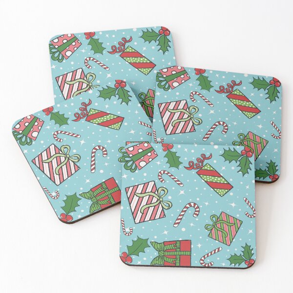 Item preview, Cute holiday gift design in blue designed and sold by KERRINDOODLES.