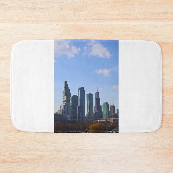 Item preview, Chicago Skyline on a Clear Day designed and sold by Phakade's Photos.