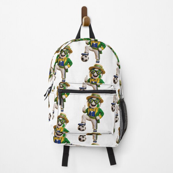 Item preview, Brazil Soccer Mascot Carnival Football Cartoon Graphic designed and sold by ArtSpark Studio.