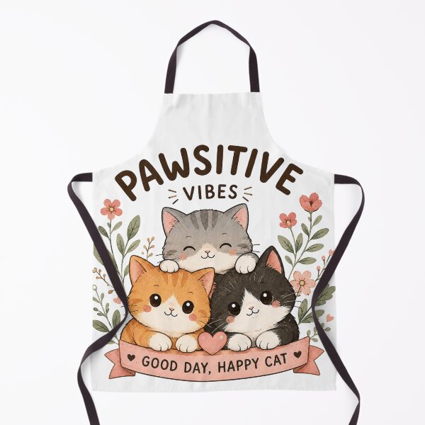 Item preview, Cute Kawaii Cats – Pawsitive Vibes Pastel Cat Design designed and sold by Jankes88.
