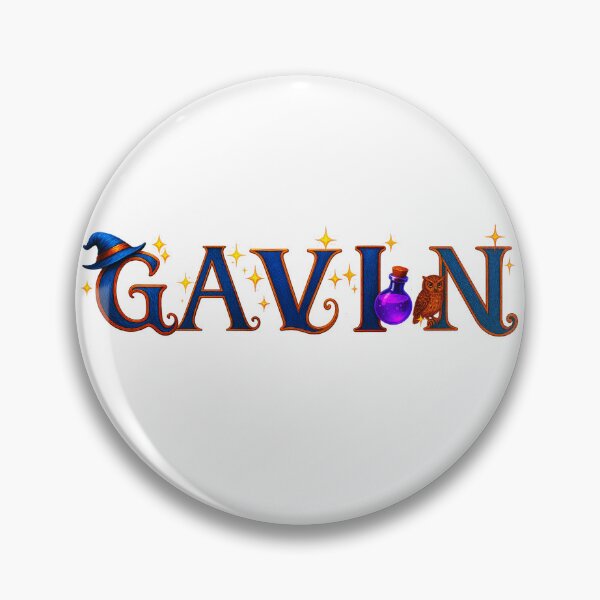 Item preview, SPELLBOUND NAMES COLLECTION  – ✨ GAVIN ✨ – STORYBOOK SPELLCASTER DREAMS designed and sold by WheelieGdArt.