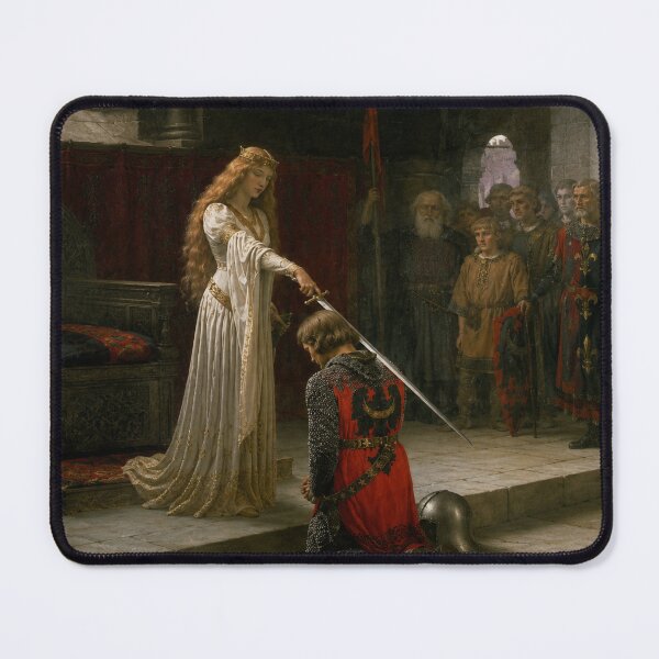Item preview, Accolade by Edmund Blair Leighton - Medieval Knighthood Painting Historical Ceremony Art for Dark Academia Enthusiasts designed and sold by RickE.