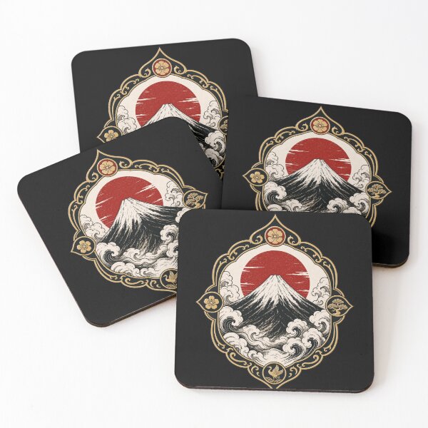 Item preview, Fuji Cloud Seal – Japanese Mountain Emblem designed and sold by OblivionRise.