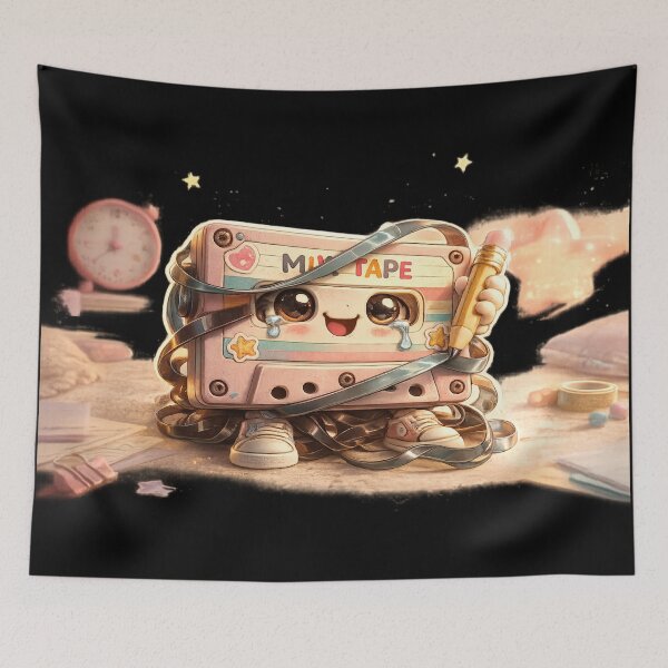 Item preview, Cute Mixtape Kawaii – Retro Cassette Love Nostalgia Aesthetic designed and sold by MartBook.