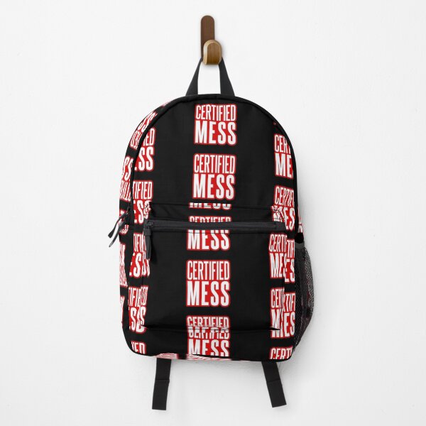 Item preview, Certified Mess, Red Outline Funny Quotes designed and sold by Memes N Lore .