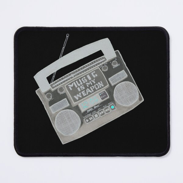 Item preview, Boombox Music Is My Weapon Inverted designed and sold by Grimmlar.