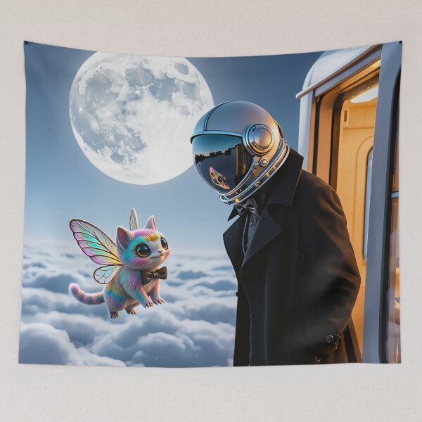 Item preview, The Train Beyond The Clouds designed and sold by Artfully Entertained.