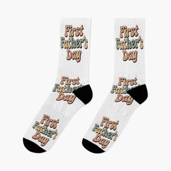 Item preview, First Father’s Day Retro Pastel Typography designed and sold by stickercuffs.