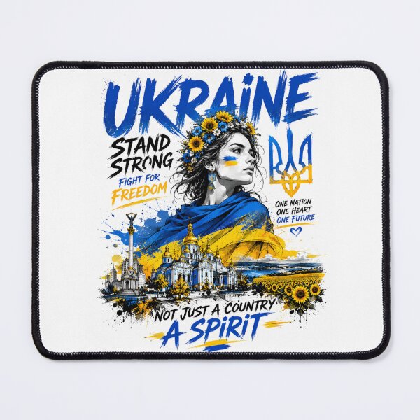 Item preview, Ukraine Spirit – Stand Strong Freedom Art designed and sold by Countries&Cities Shop.
