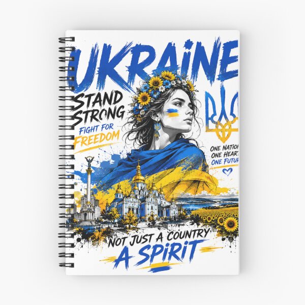 Item preview, Ukraine Spirit – Stand Strong Freedom Art designed and sold by Countries&Cities Shop.