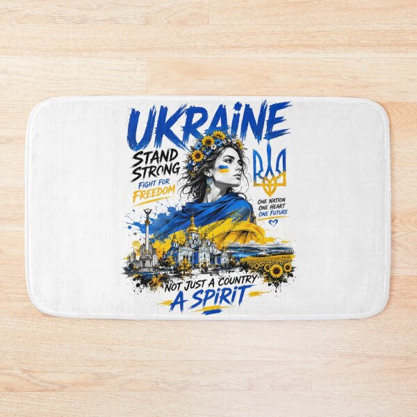Item preview, Ukraine Spirit – Stand Strong Freedom Art designed and sold by Countries&Cities Shop.