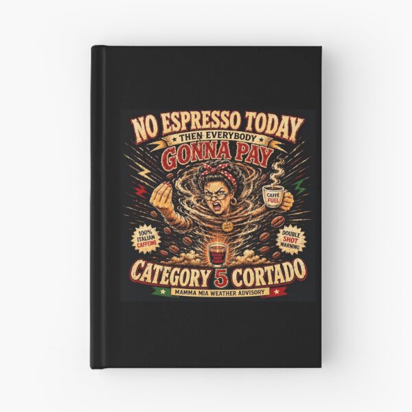 Item preview, No Espresso Today Then Everybody Gonna Pay - Funny Italian Coffee Shirt designed and sold by NinaJG007.