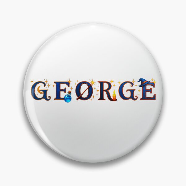 Item preview, SPELLBOUND NAMES COLLECTION  – ✨ GEORGE ✨ – STORYBOOK SPELLCASTER DREAMS designed and sold by WheelieGdArt.