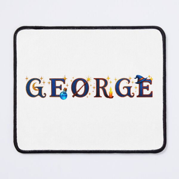 Item preview, SPELLBOUND NAMES COLLECTION – ✨ GEORGE ✨ – STORYBOOK SPELLCASTER DREAMS designed and sold by WheelieGdArt.