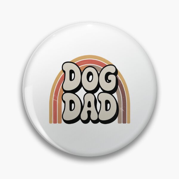 Item preview, Dog Dad Retro Rainbow 70s Design designed and sold by stickercuffs.